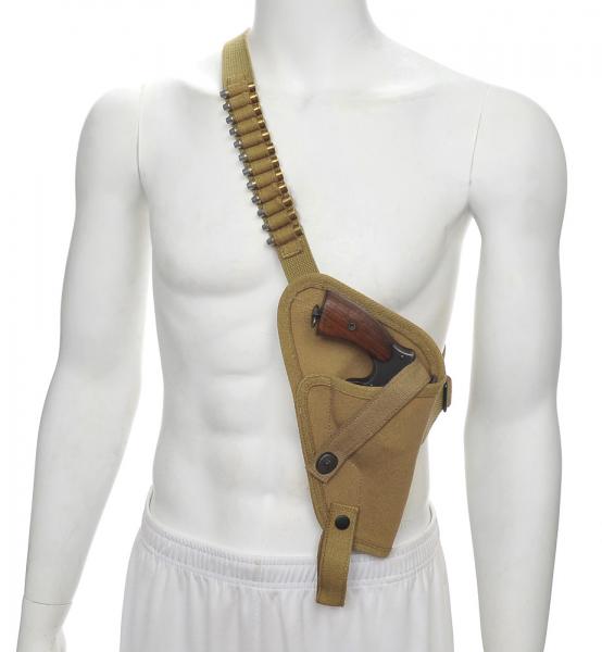 US M3 Victory Revolver Pilots Canvas Shoulder Holster with Shell loops ...