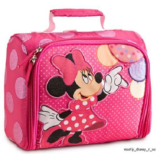 New  Exclusive Minnie Mouse Lunch Tote Bag School Insulated