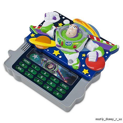   Toy Story Buzz Lightyear Text Lights Slide Toy Cell Phone