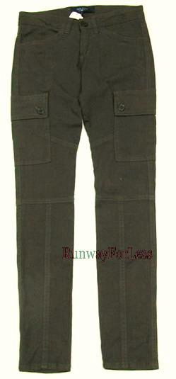 Billy Blues Clothing Clothes Green Fatique Stretch Cotton Cargo Pants 2