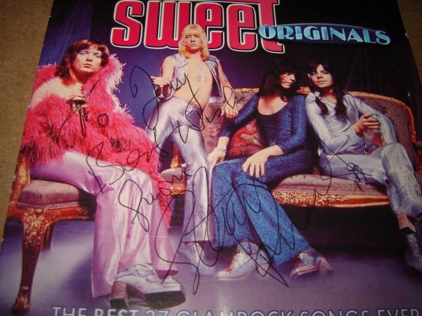 Sweet - Originals 2CD SIGNED by Steve Priest Best 37 Glam Rock Songs