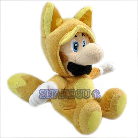 New Super Mario 12 5 Fox Kitsune Luigi Plush Doll Toy MX1747