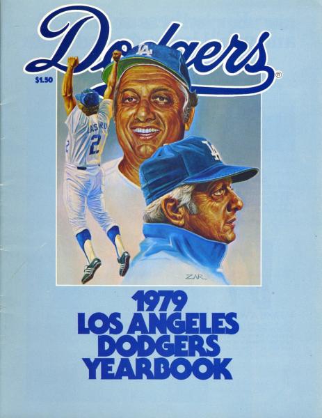 1979 Los Angeles Dodgers Yearbook Tommy Lasorda