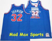 Magic Johnson Auto Los Angeles Lakers All Star Mitchell and Ness