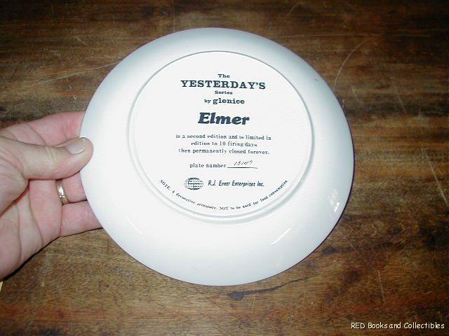 Ernst The Yesterdays Series by Glenice Elmer Plate