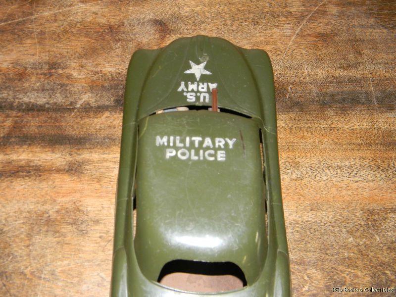 Vintage Marx U s Army Military Police Car Siren Sparking Gun Number LM14 Hudson
