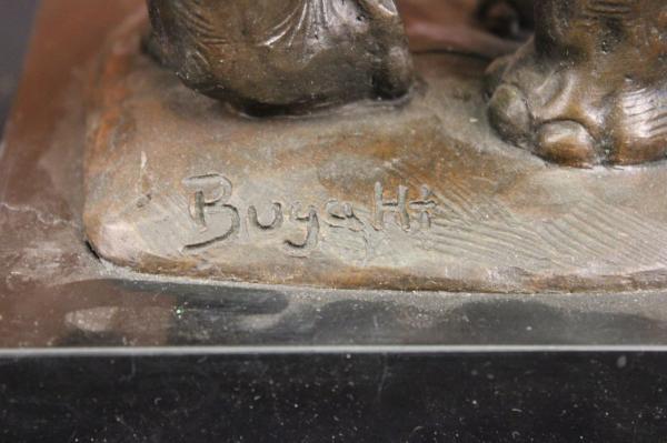Elephant Begging bronze sculpture by Rembrandt Bugatti Figurine Art 