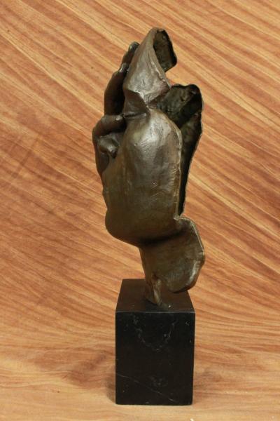 Signed Salvador Dali Title Shame on Me Bronze Abstract Modern Art 
