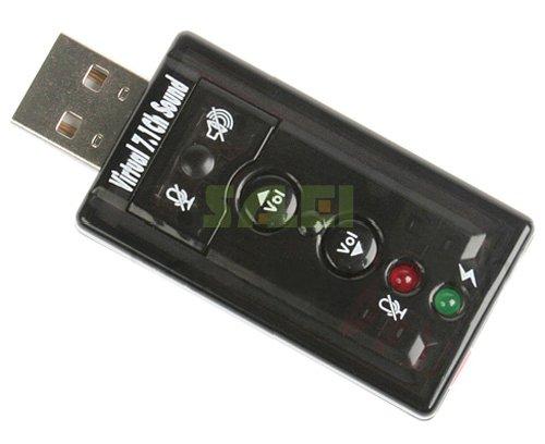   USB 2.0 to 3D Virtual Audio Sound Card Adapter Converter 7.1 CH  