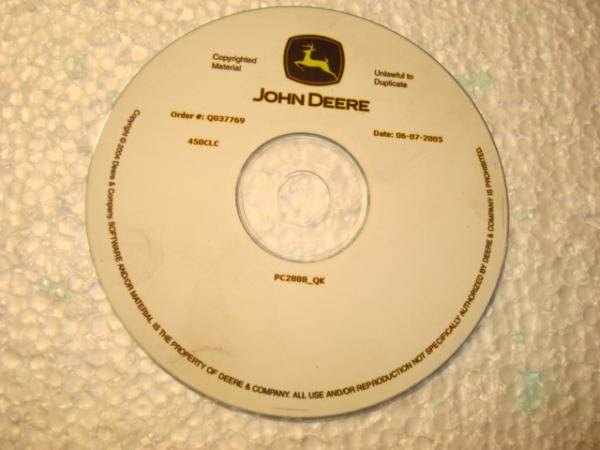 John Deere 450CLC Excavator Parts Catalog CD