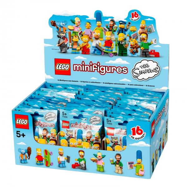 LEGO THE SIMPSONS BLIND BAG SERIES S MINIFIGURES BOX OF 60 UNOPENED ...