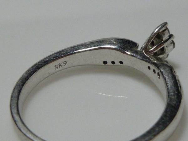 PLATINAIRE STERLING SILVER PLATINUM DIAMOND SK9 WEDDING ENGAGEMENT RING ...