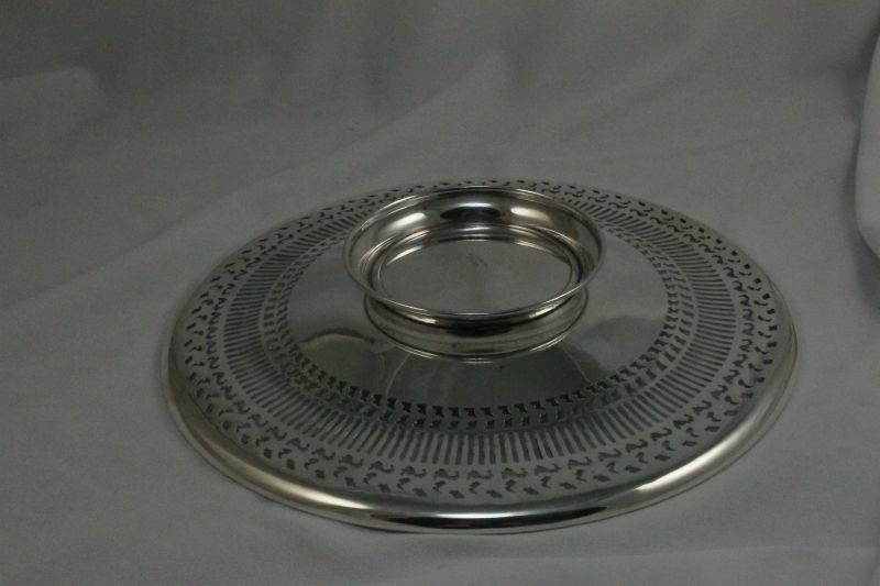 Antique Watrous Sterling Silver Cake Tray Footed  