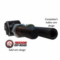 Freedom Off-Road Adjustable Front Lower Control Arms 0-4.5” Lift for JK Wrangler