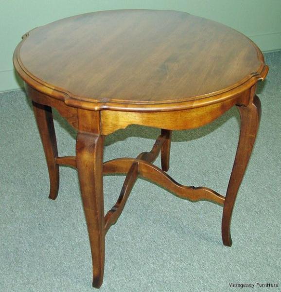 5506 Ethan Allen Round Table Country French Collection