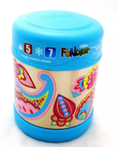 Thermos Paisley Flower Funtainer Insulated Stainless Steel Food Jar 10